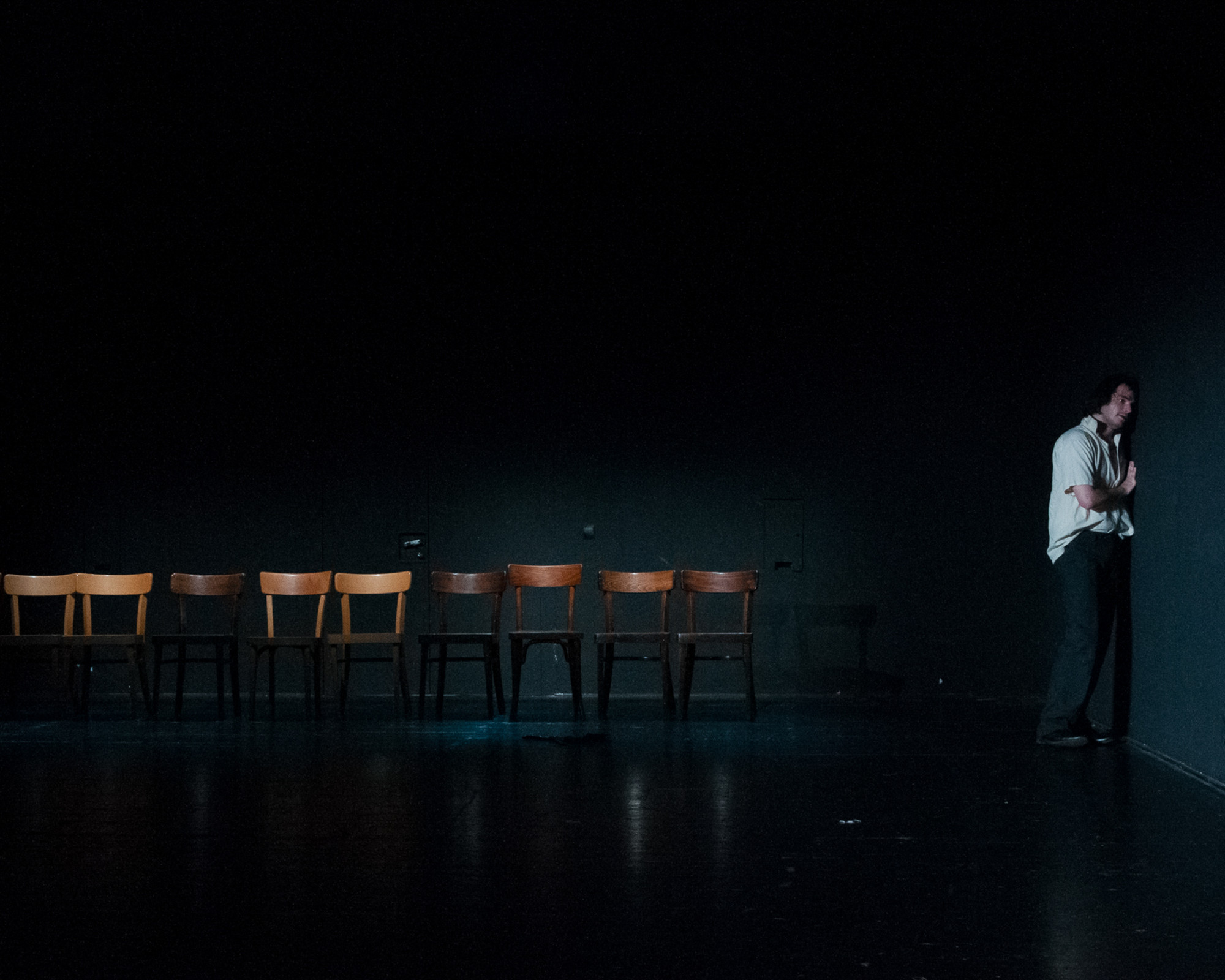 Leonhard Hugger, in „Der Fremde" von Lukas Michelitsch, Foto: Christina Taferner